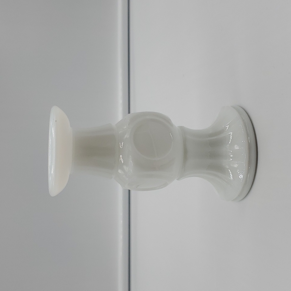 Milkglass candlestick